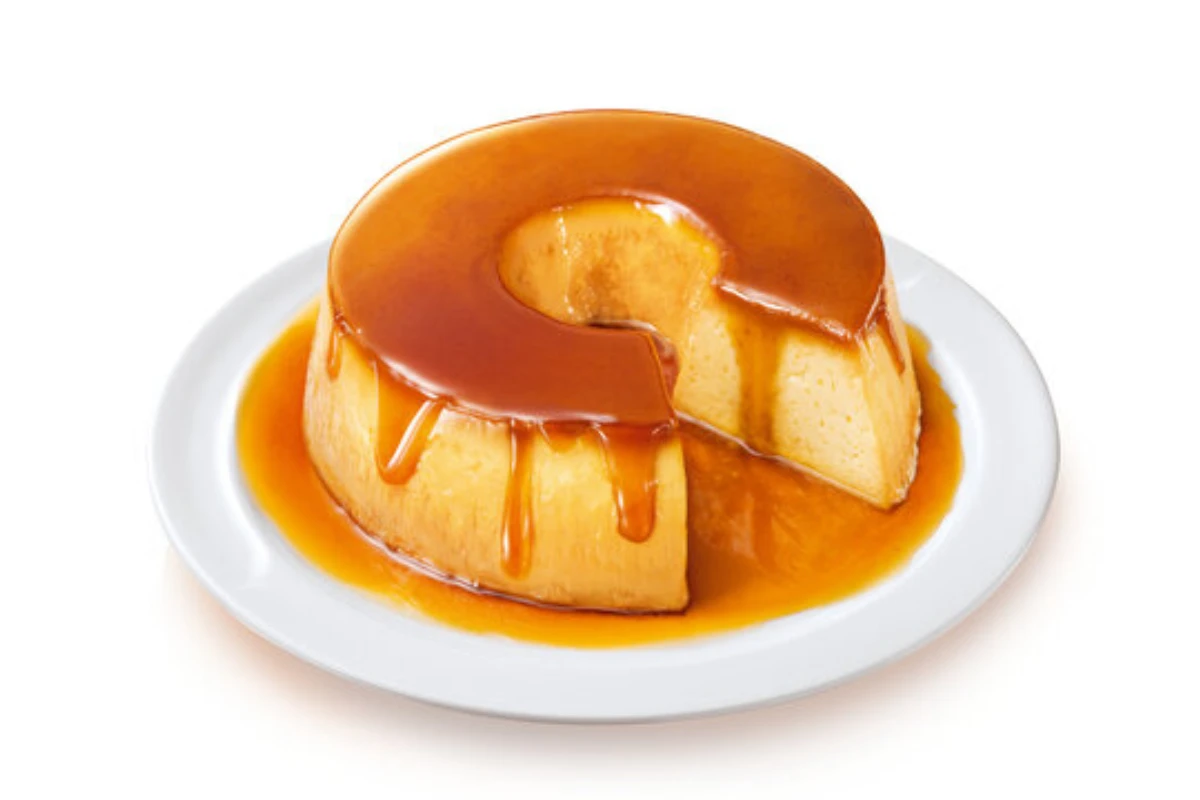 Imagem de um pudim de liquidificador.