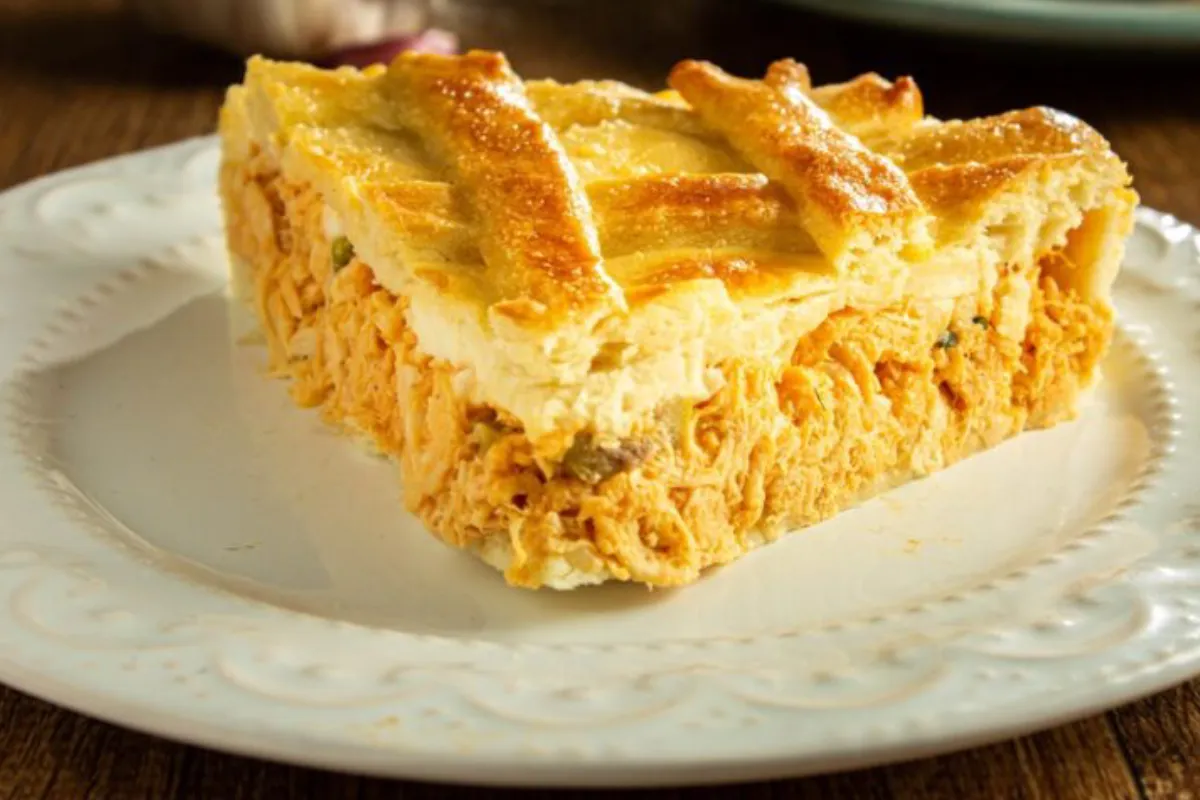 Receita de torta de frango de liquidificador