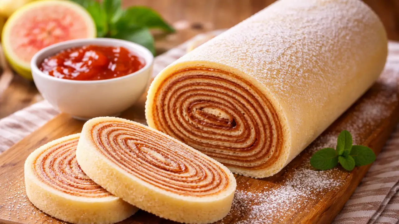 Como fazer bolo de rolo
