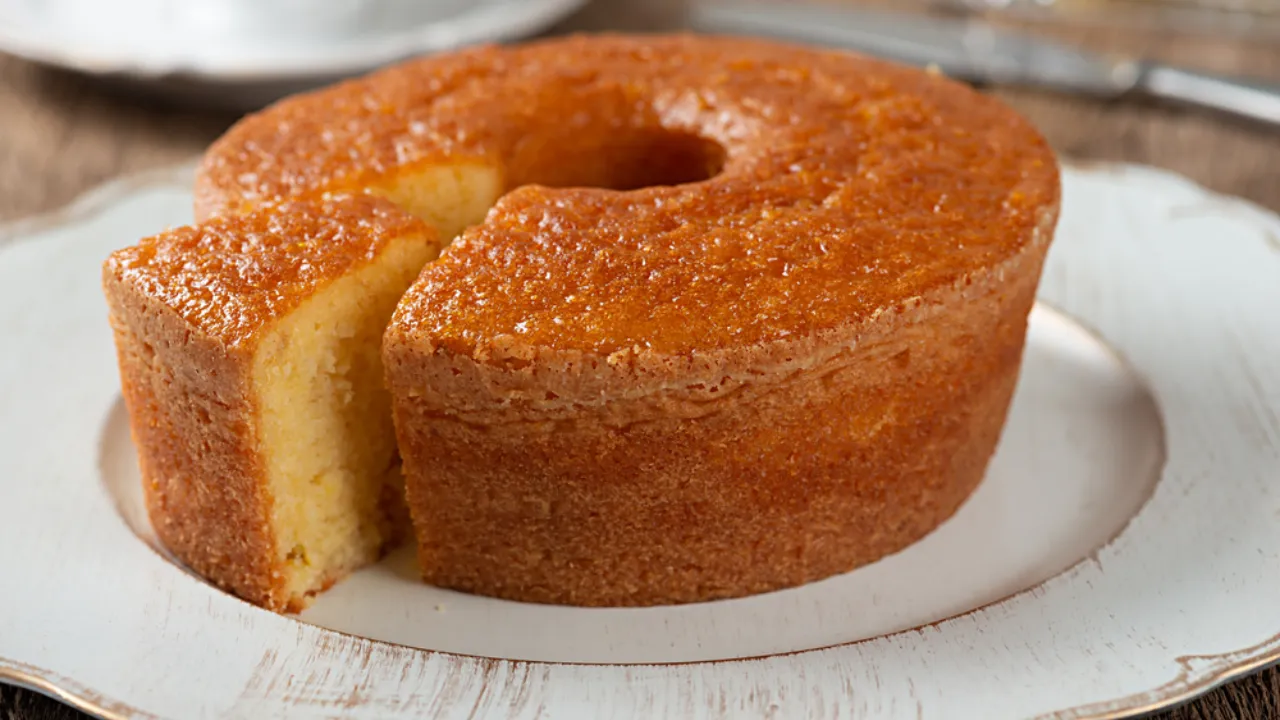 Bolo simples sem leite