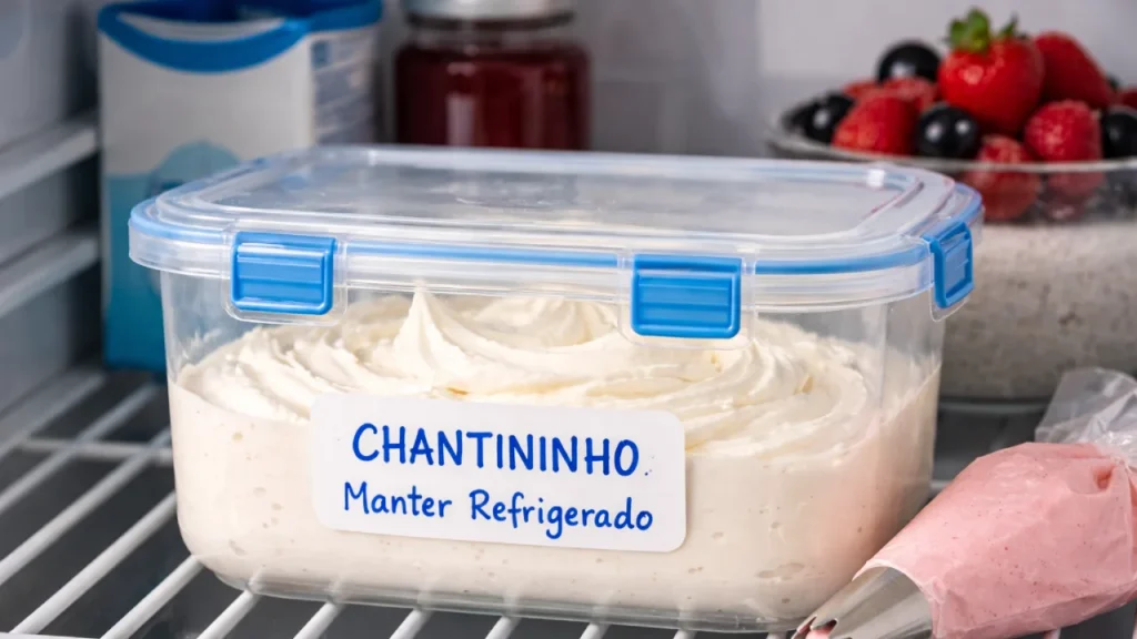 Como armazenar corretamente o chantininho