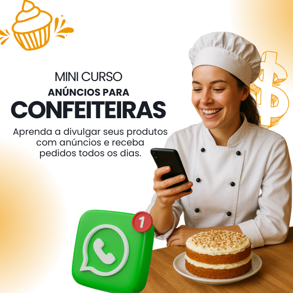 Mini curso rápido de anúncios para confeiteiras