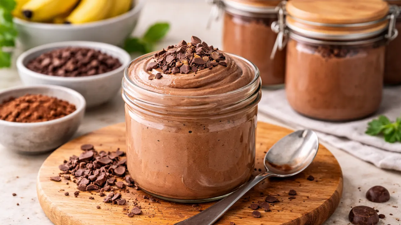Mousse de chocolate fit