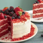 Bolo red velvet decorado