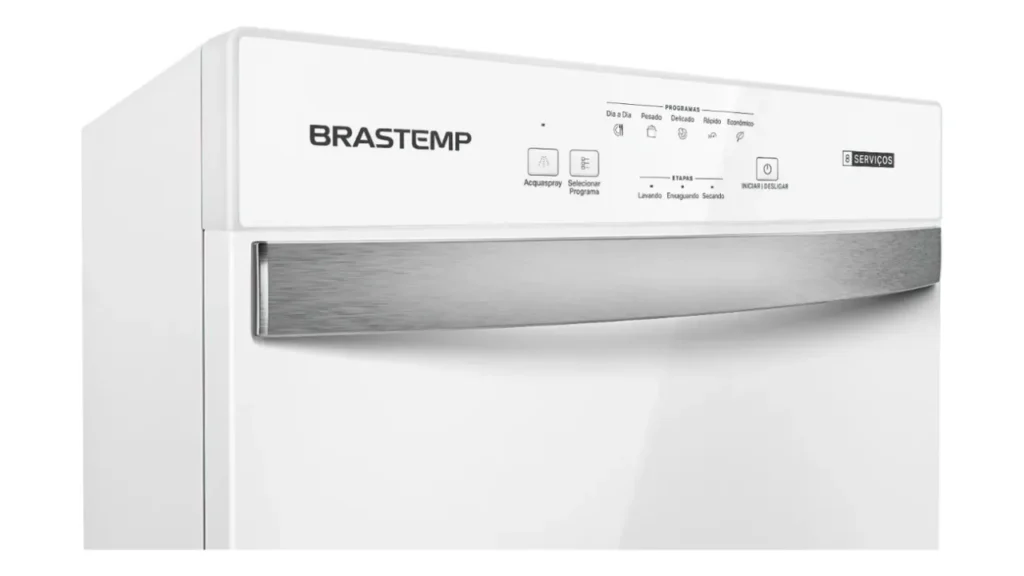 Características e funcionalidades da lava louças brastemp blf08