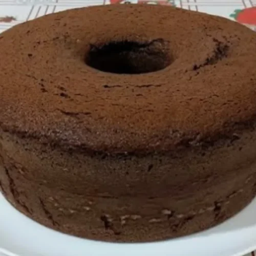 Bolo de chocolate na airfryer