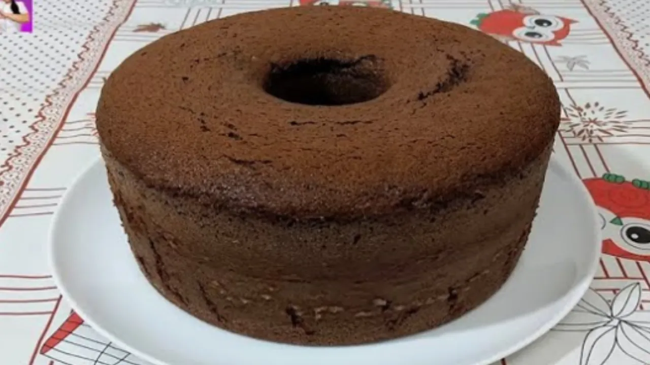 Bolo de chocolate na airfryer