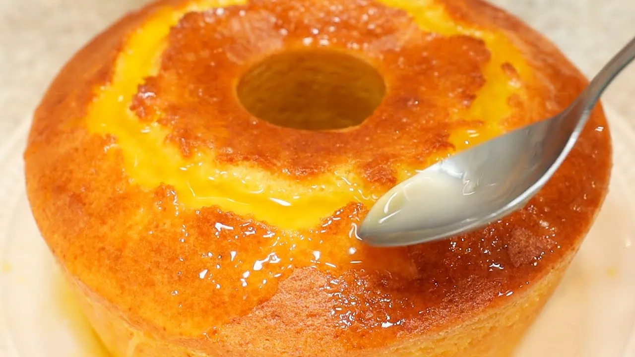 Receita de bolo de laranja