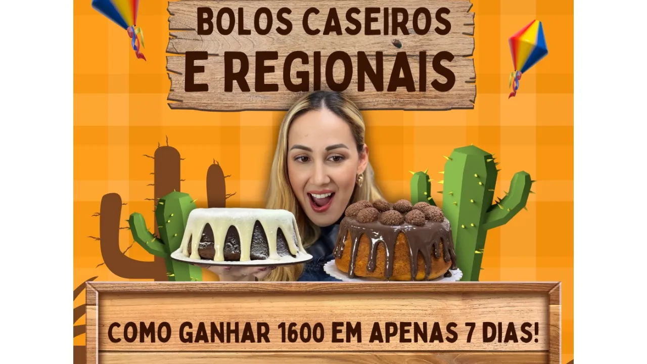 A casa dos bolos caseiros, da Marrara Bortoloti: um dos melhores cursos de confeitaria.