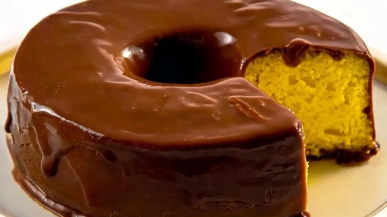 Bolo de cenoura fofinho