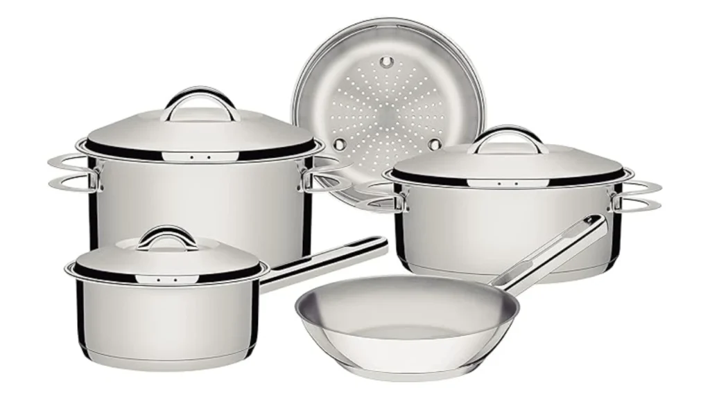 Conjunto de Panelas Tramontina Solar Inox com Fundo Triplo