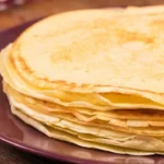 Massa de panqueca.