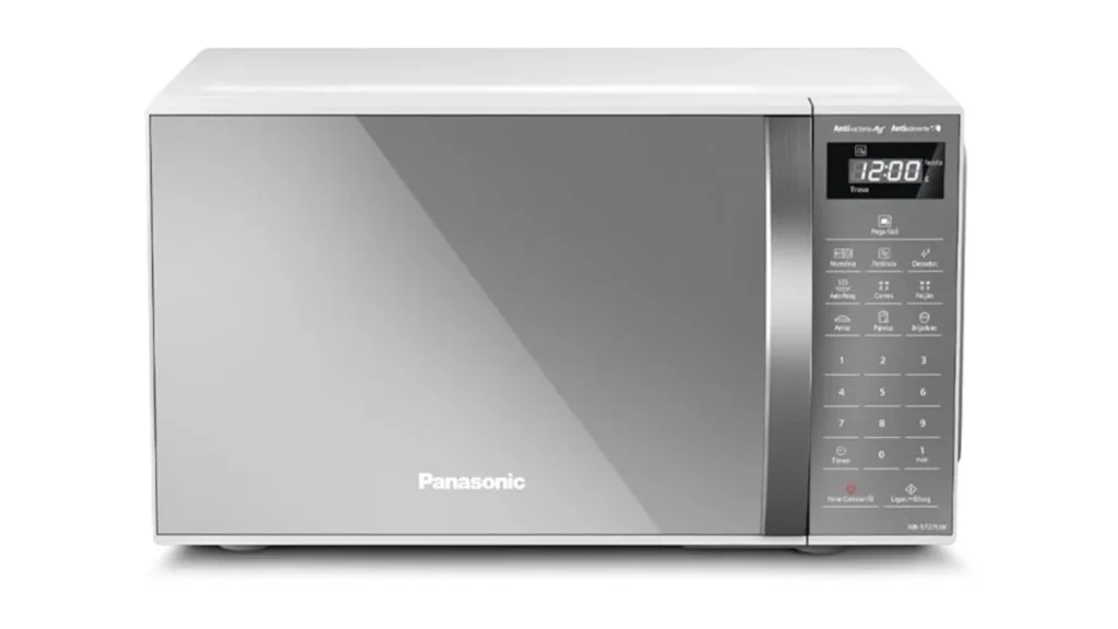 O Panasonic NN‑ST27LWRUN é um dos melhores microondas custo benefício.