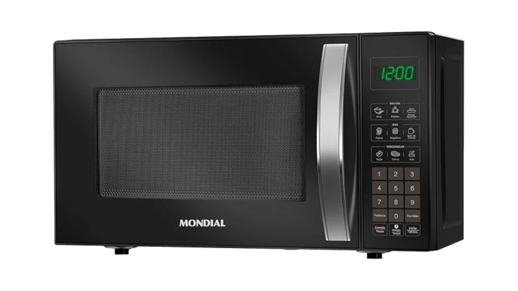Microondas Micro-Ondas, Mondial, Preto, 1200W, 110V - MO-01-21-B

