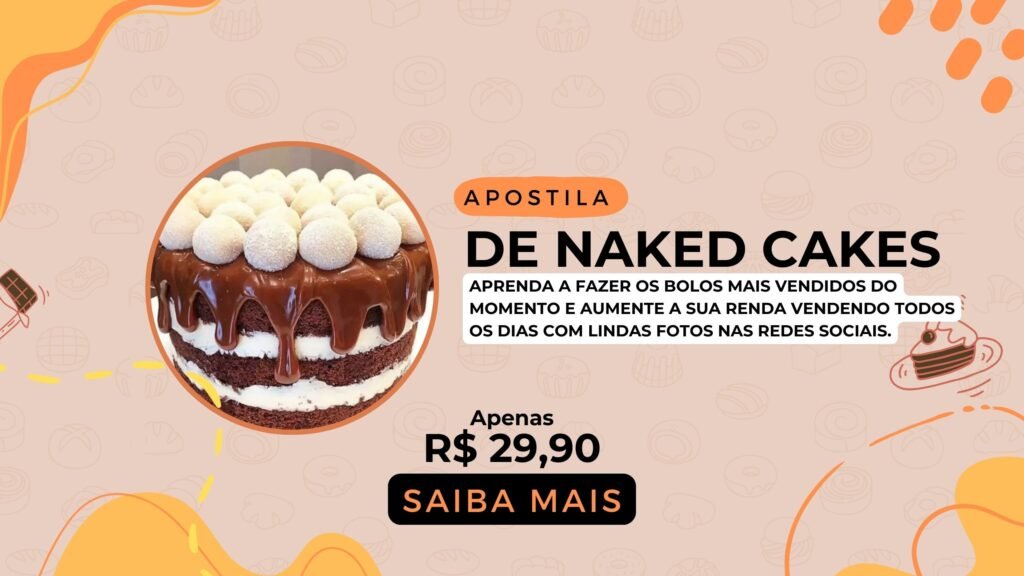 Apostila de Naked Cakes.