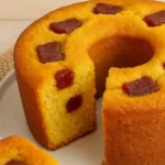 Bolo de Fubá com Goiabada