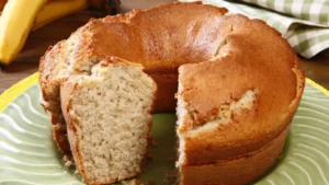 Bolo de banana simples