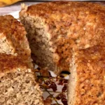 Bolo de aveia com banana