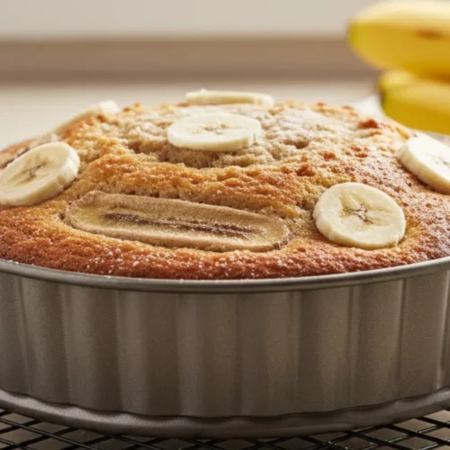 Receita de bolo de banana simples