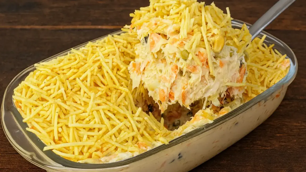 Como fazer um salpicão de frango