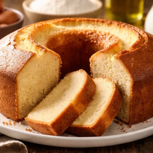 Bolo simples de liquidificador