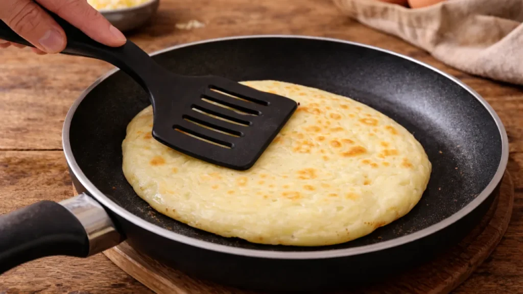 Pão de Queijo de Frigideira quando fica borrachudo