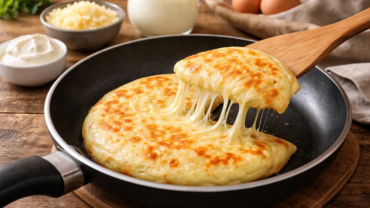 pão de queijo de frigideira