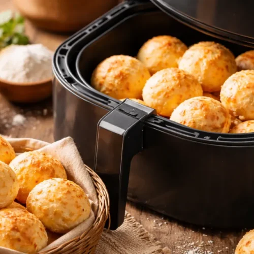 pão de queijo na airfryer