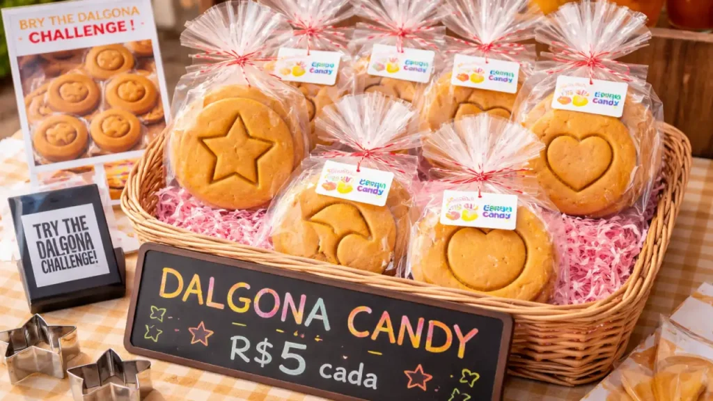 Como vender os biscoitos do round 6 em saquinhos