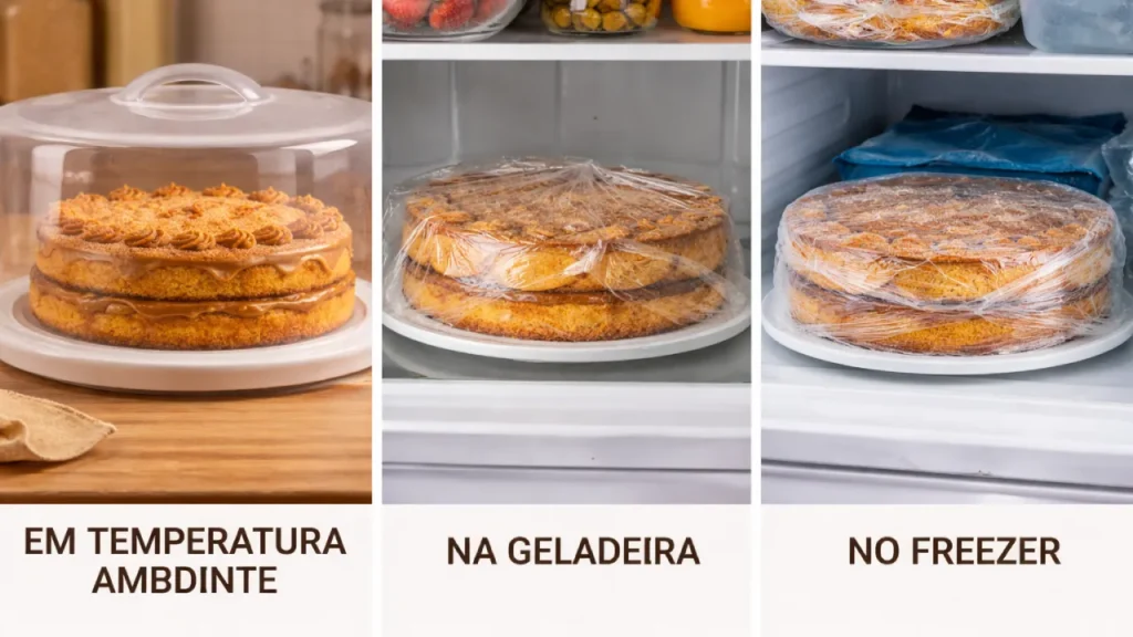 Como armazenar bolo de churros