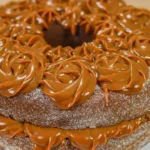 Bolo de churros com doce de leite