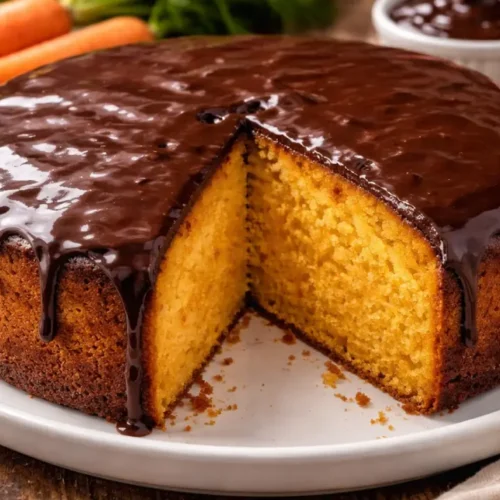 Bolo simples de cenoura