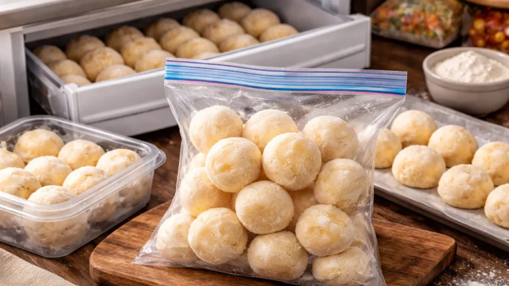 Como armazenar o pão de queijo corretamente