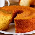 Bolo de fubá fofinho