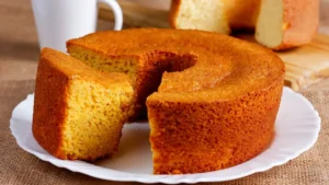 Bolo de fubá fofinho