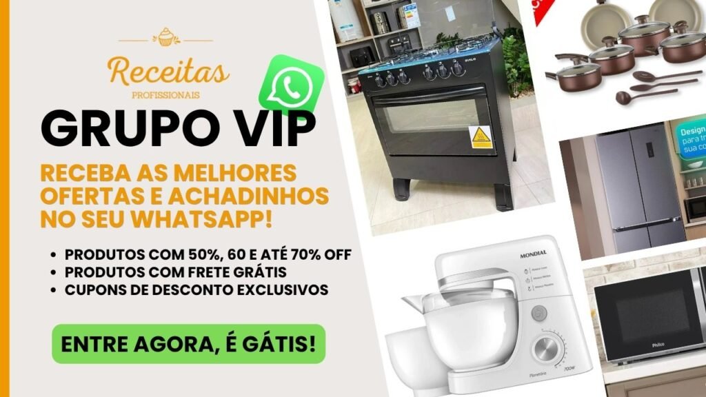 Grupo VIP do site Receitas Profissionais