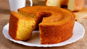 Bolo de fubá fofinho