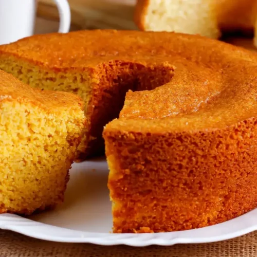 Bolo de fubá fofinho