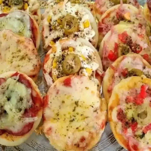 Mini pizza caseira