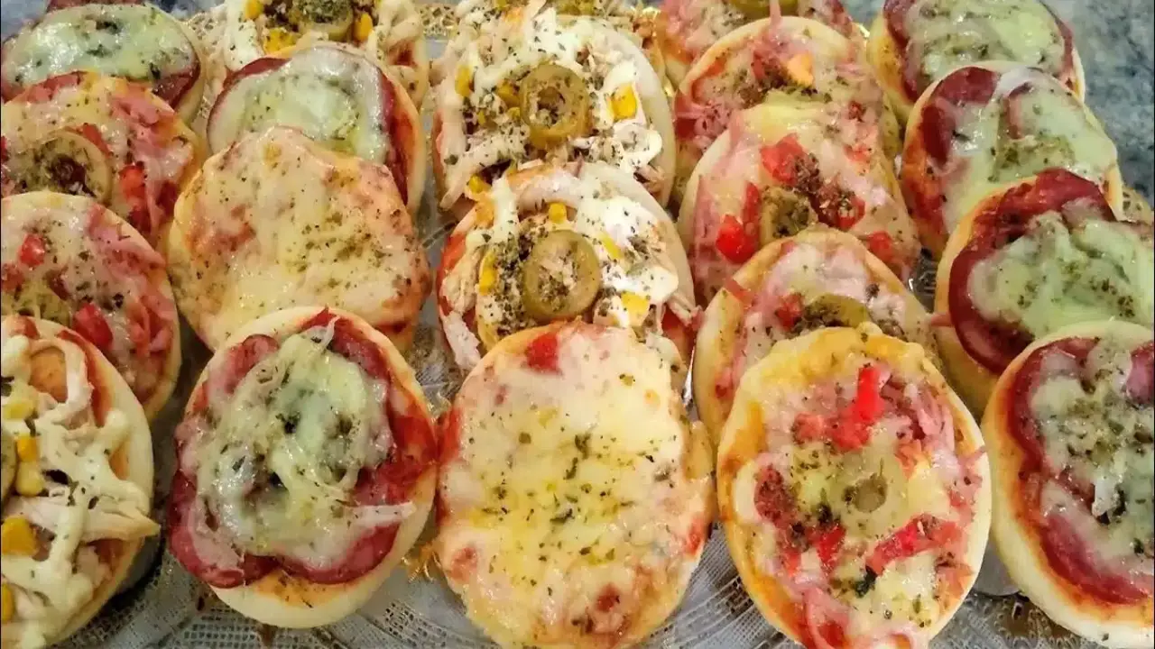 Mini pizza caseira